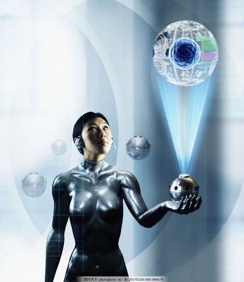 機器人與高科技產品圖片